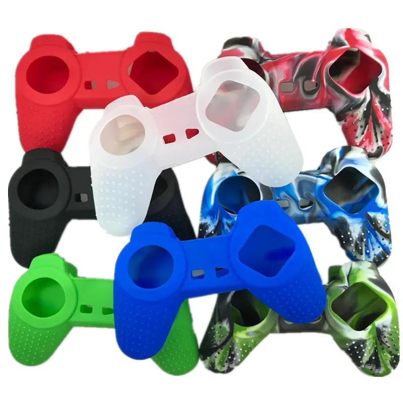 غطاء جلد واقي من السيليكون مضاد للانزلاق لسوني بلاي ستيشن 1 PS كلاسيك ، وحدة تحكم لاسلكية ، ملحقات اللعبة