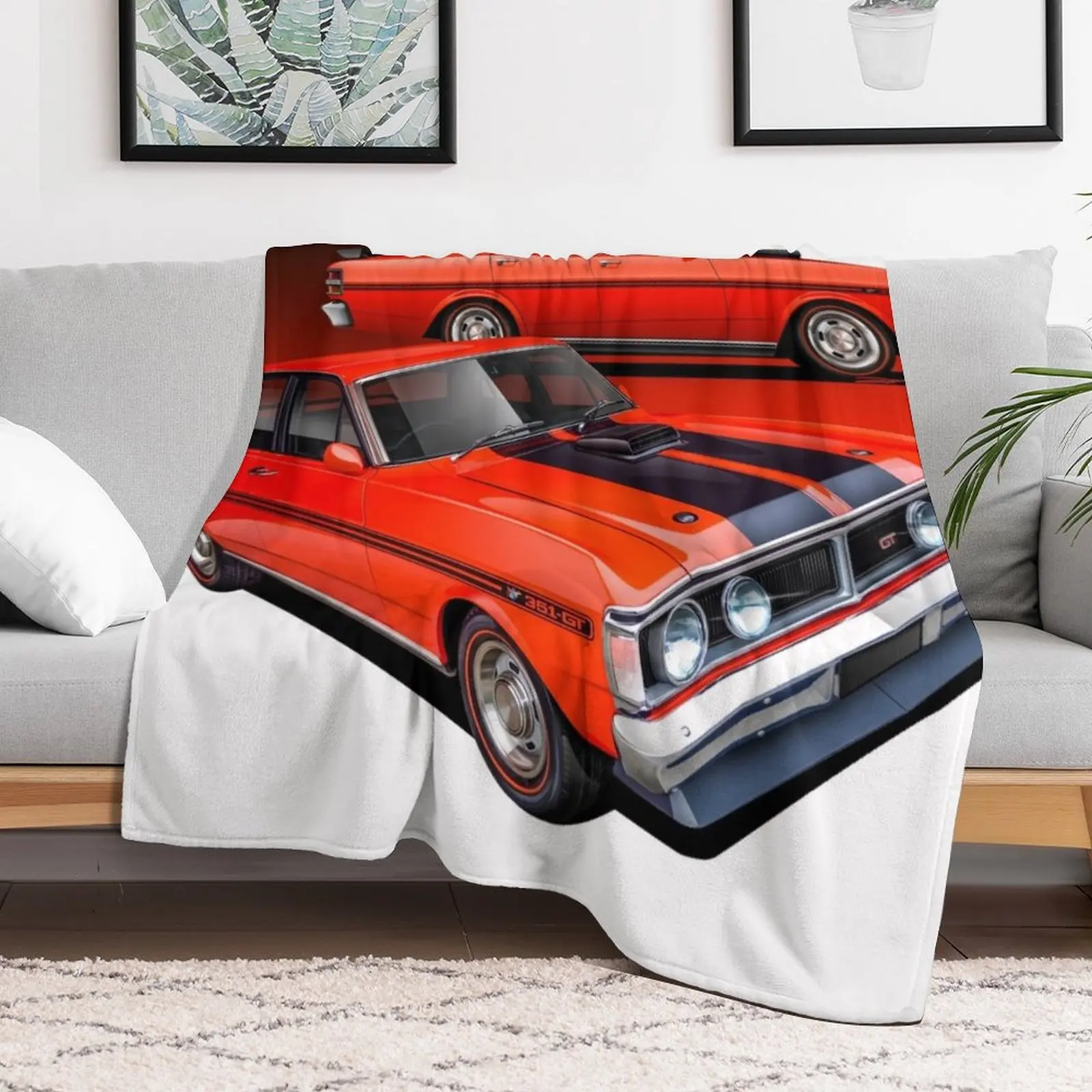 XY Falcon GT Throw Blanket Long Lasting Soft Plush Blanket for Daily Use