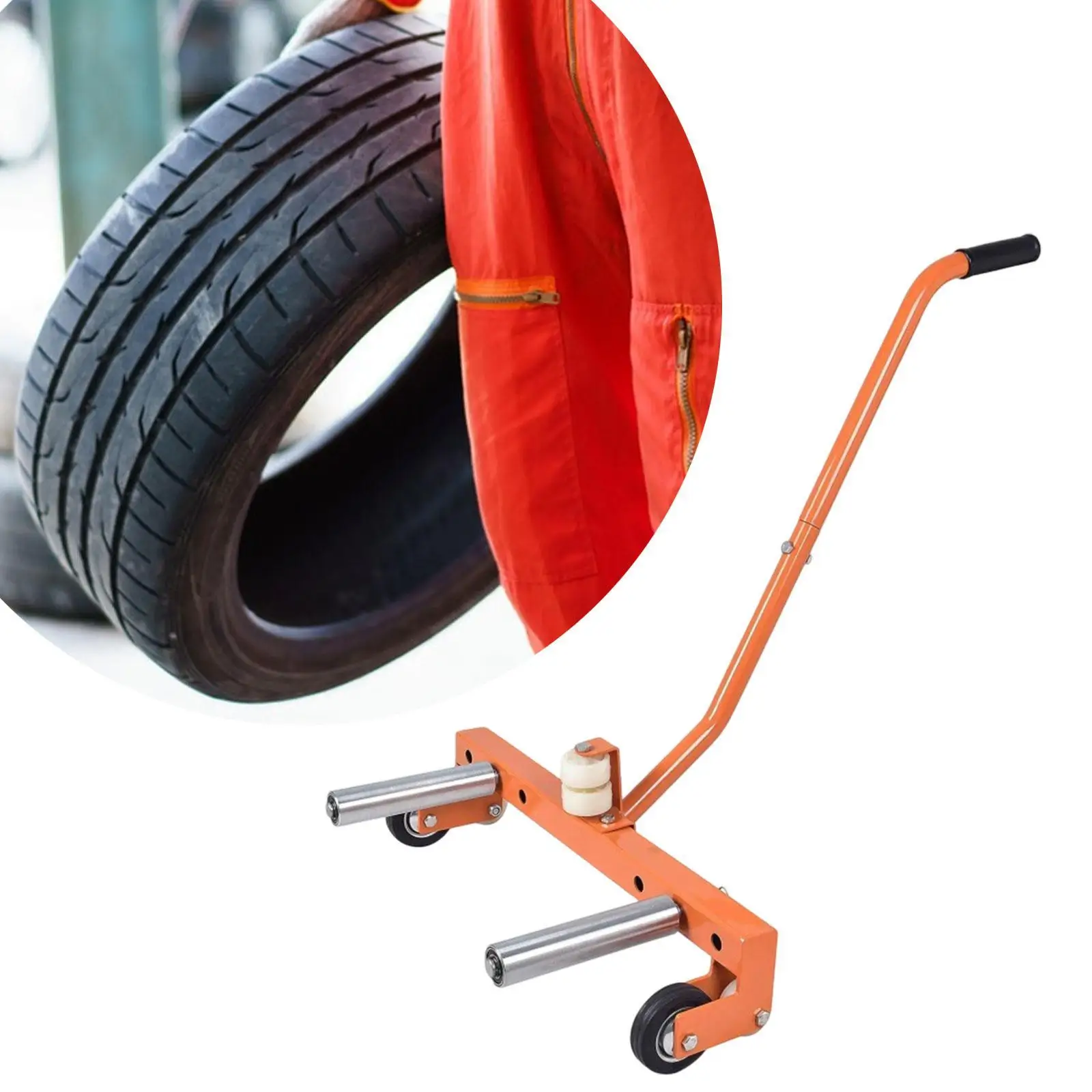 

Wheel Dolly Workshops Heavy Duty Suvs Adjustable Roller Tire Moving Tool