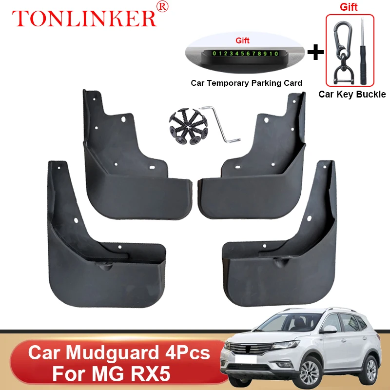 

TONLINKER Car Mudguard For MG RX5 2019-2021 2022 2023 Front Rear Mud Flaps Mudguards Splash Guards Fender Mudflaps Accessories