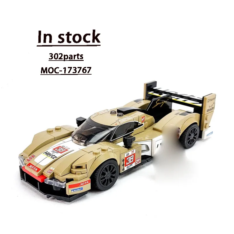 

MOC-173767 New Urban Sports Racing Car Building Block Model 302 Parts Boys' Children's Birthday Building Block Toy Gift