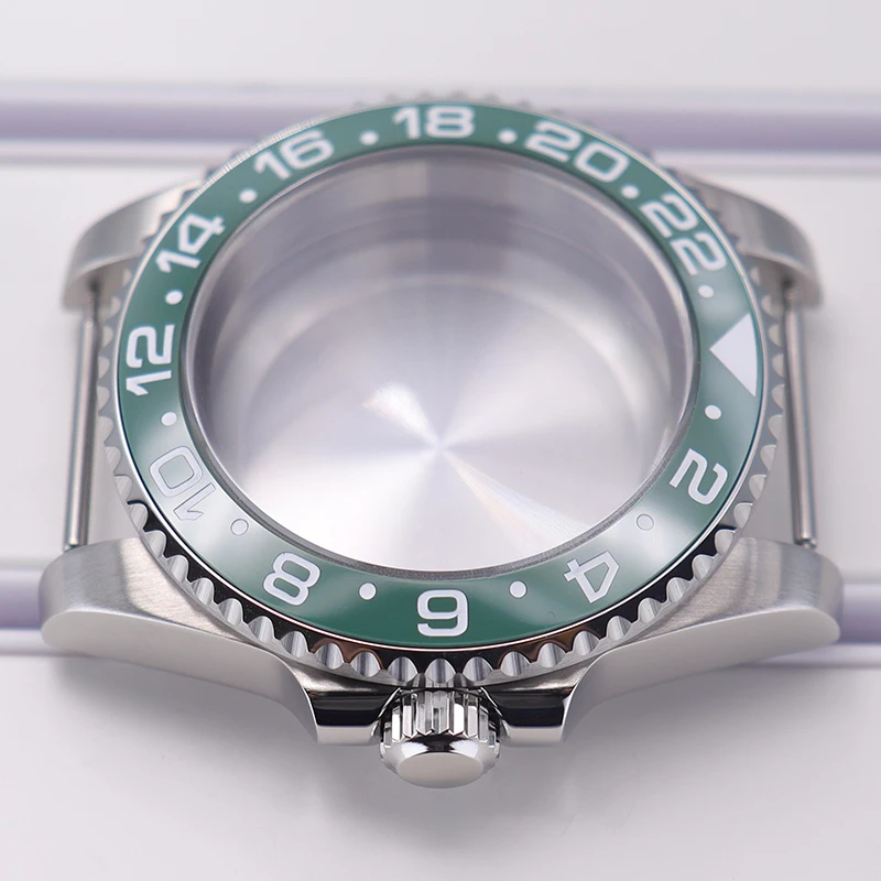 40mm 200m Wasserdichtes Taucheruhrengehäuse mit Saphirglas für Submariner GMT NH35 NH36 NH34 Miyota 8215 ETA2824 Uhrwerk, Hochwertig – Detail 9
