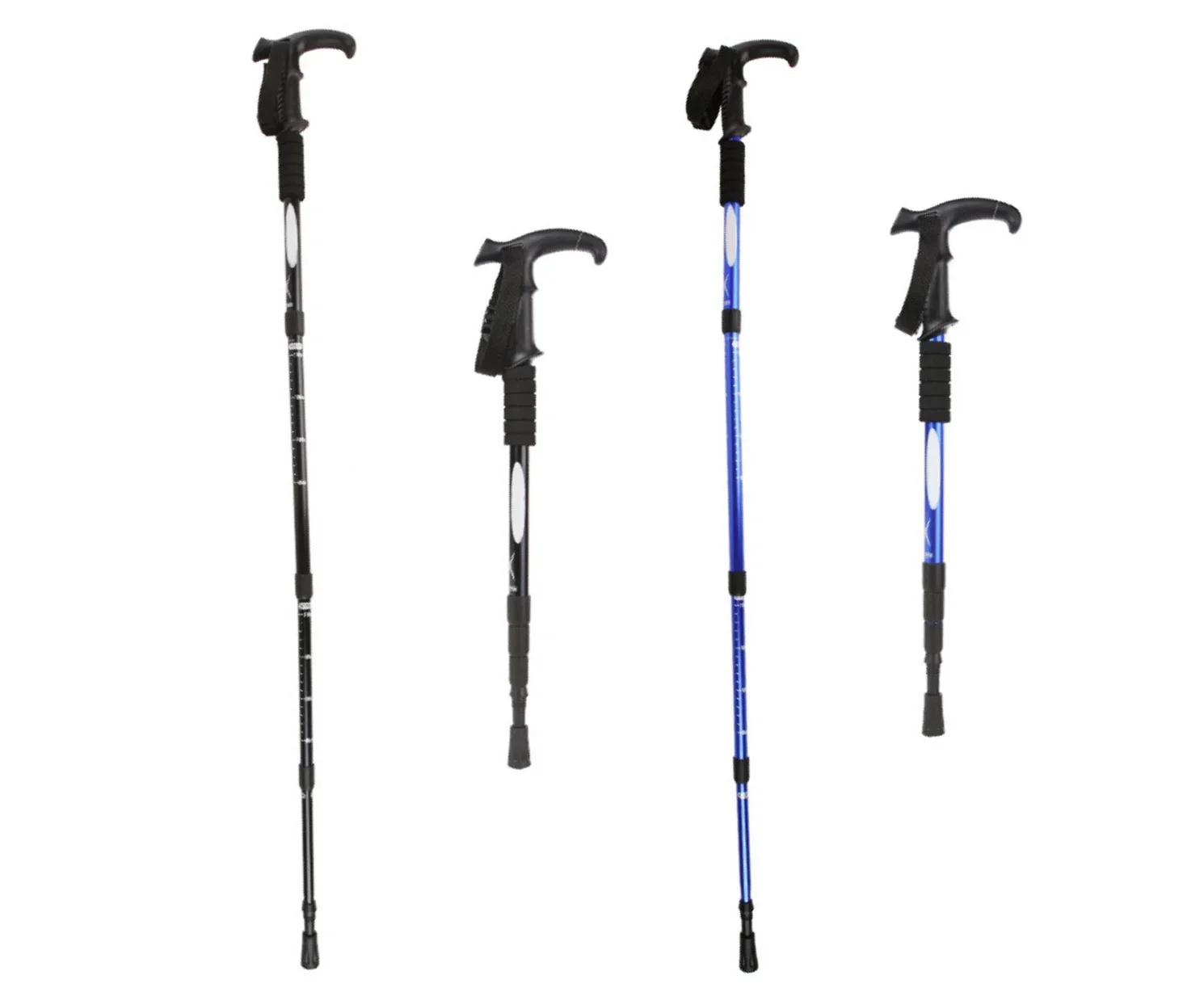 Hot Sale High Quality Walking Hiking Cane Custom Adjustable Durable Trekking Poles