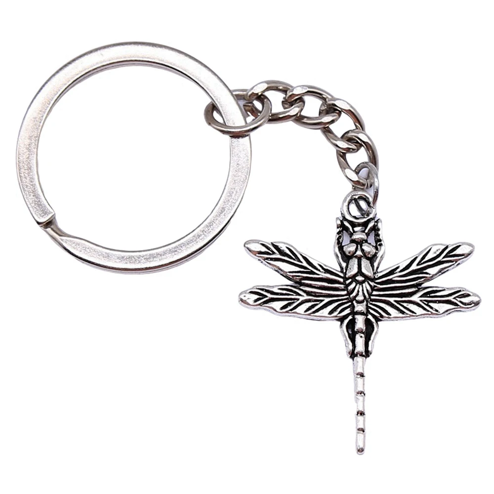 Keychains For Couples Valentine'S Day Keychains 28Mm Ring Key Chain Bee Butterfly