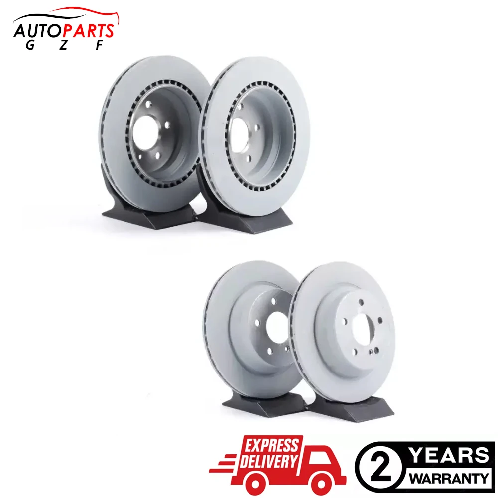 For  Mercedes Front & Rear Brake   Rotors  For W204 W212 GENUINE   2016-2018  E250   E400 ﻿