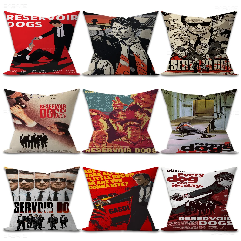 American Movie Reservoir Dogs Canvas Painting Personalized Pillow Cover Kids Bedroom Wild Party Decor Pillowcase Kid Birthday