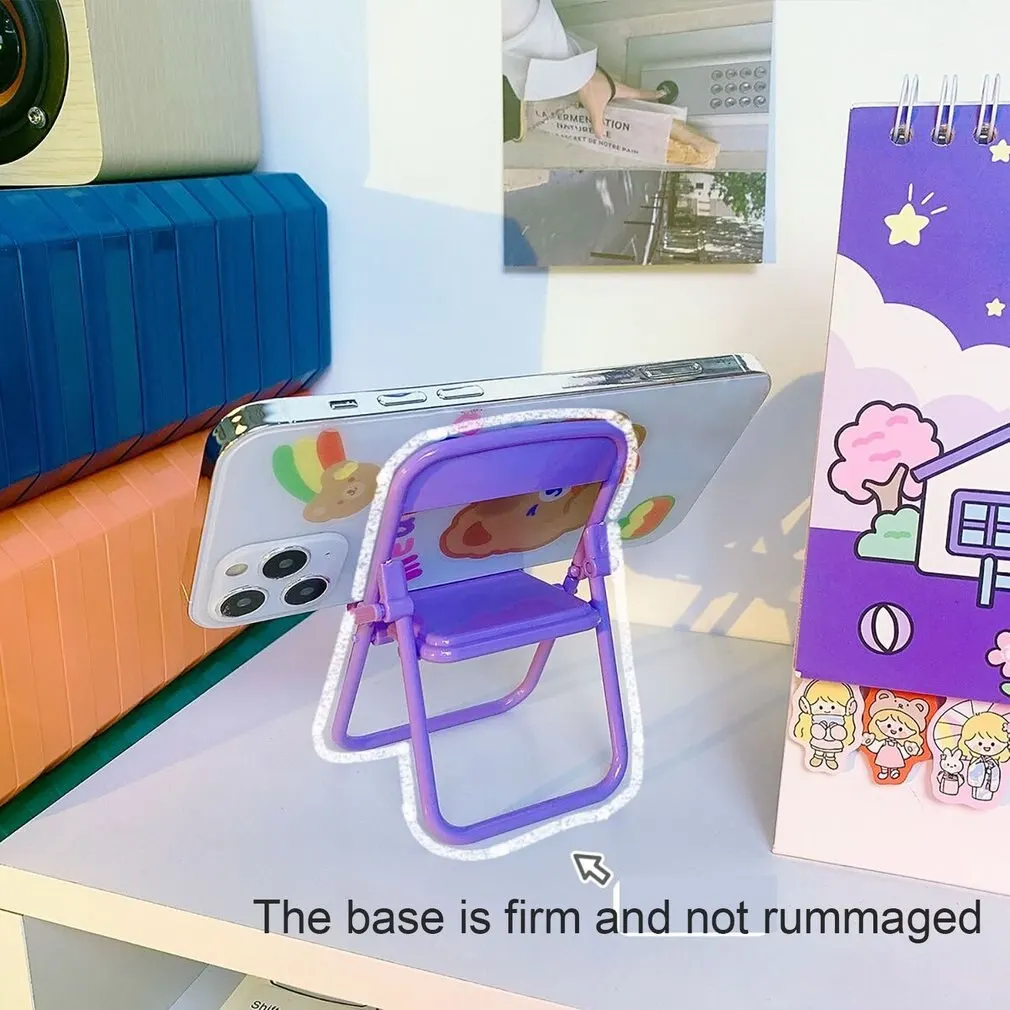 Chaise pliable support pour téléphones portables support de téléphone portable multifonctionnel bureau paresseux support pratique support de téléphone portable livraison directe