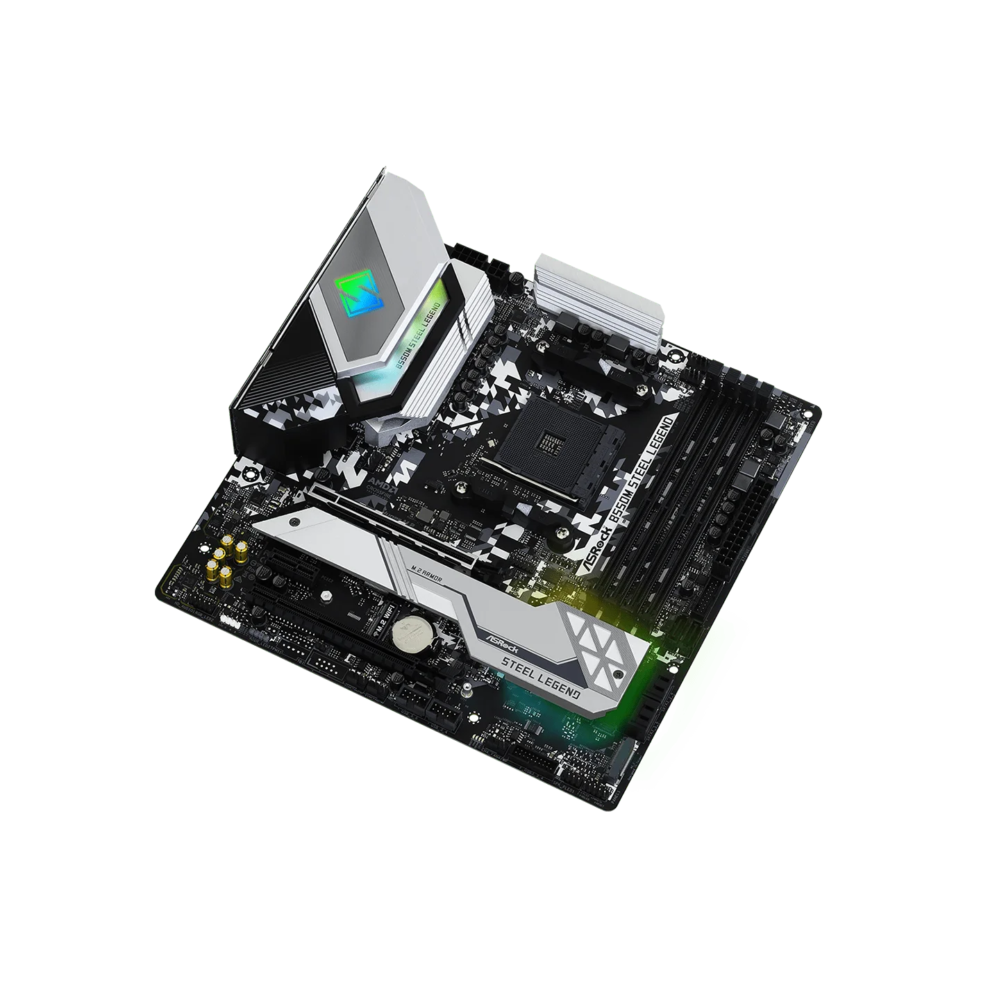 TOP  ASRock B550M Steel Legend  Motherboard Supports Memory DDR4