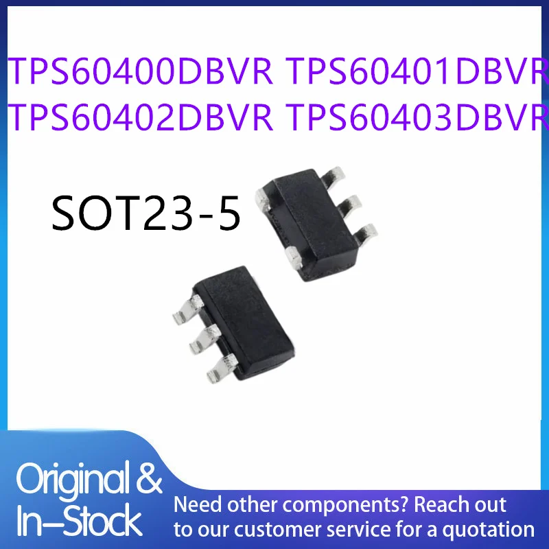 (10piece)New TPS60400DBVR TPS60400 PFKI TPS60401DBVR TPS60401 PFLI TPS60402DBVR TPS60402 PFMI TPS60403DBVR TPS60403 PFNI sot23-5