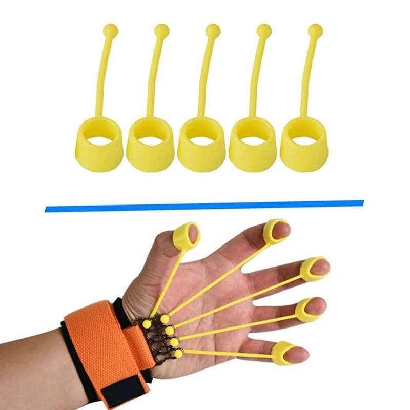 Portable Finger Exerciser Silicone Finger Flexion Extension Training Device Practical Ergonomic Hand Grip Accessories