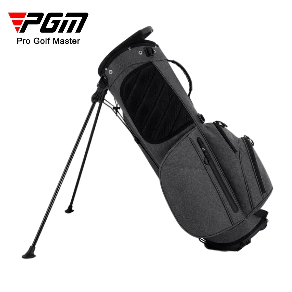 PGM Men Golf Stand Bags Standard Ultra-light PVC Thermal Bag Large Capacitytraining Accessory Grey Hold 14pcs Clubs 3kg QB092