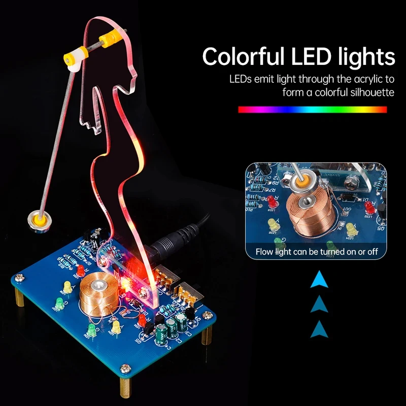 DC5V Electronic Swing Kit Electromagnetic Swing Experimental Circuit Production DIY Welding Kit Loose Parts swing diy  swing set