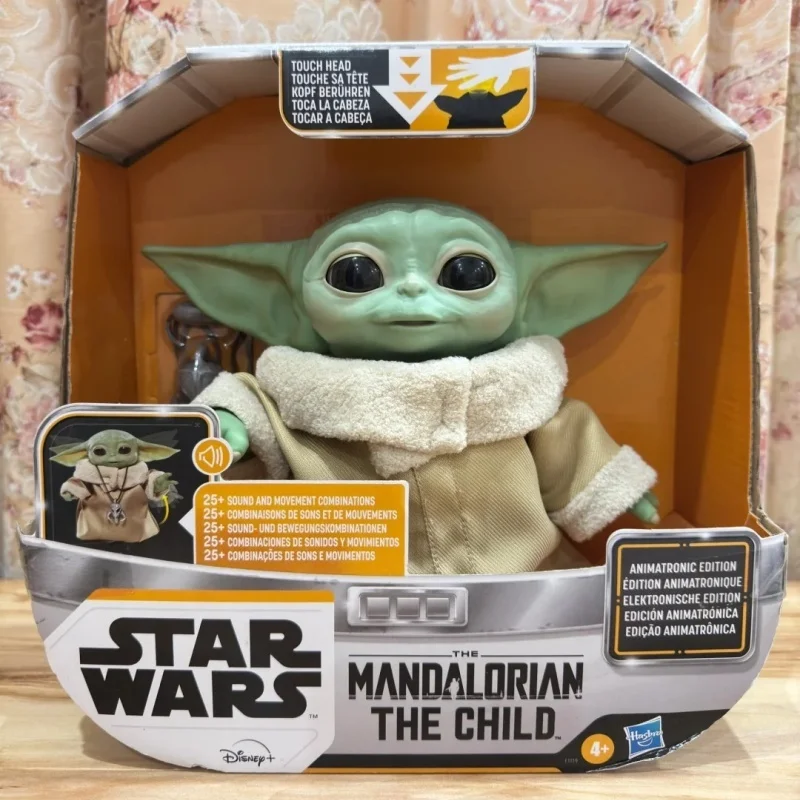 

Коллекционная фигурка Yoda Baby от Hasbro Star Wars, 18/28 см, кавайная кукла Yoda, коллекционная статуэтка, модель с настоящей одеждой, игрушка, милый подарок