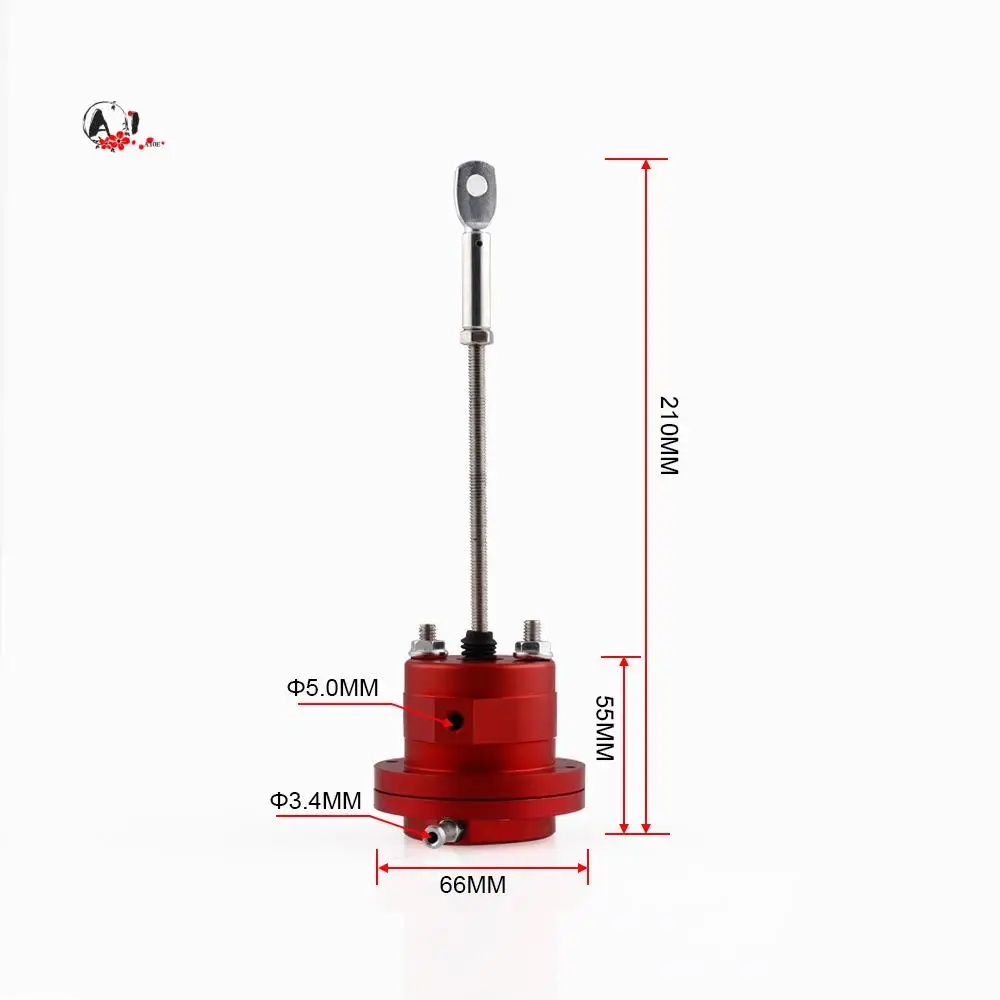 A10E-Adjustable Turbo Actuator Internal Wastegate Valve Turbocharger Aluminum Alloy Car Turbo Solenoid Valve Accessories