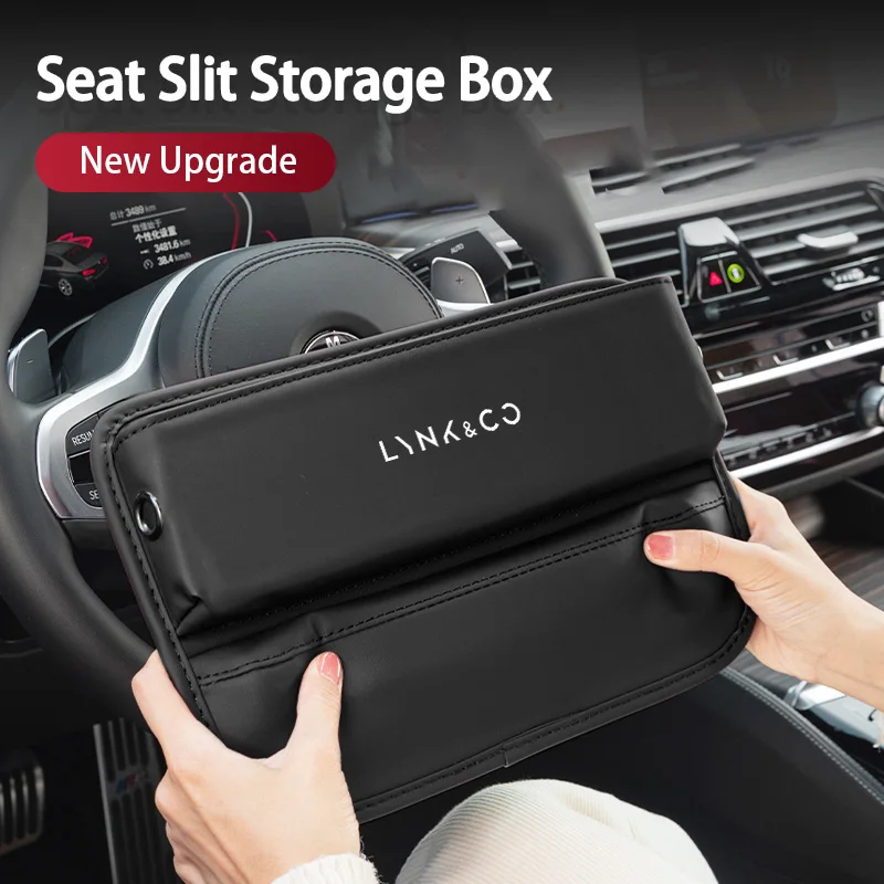 Universal Car Seat Storage Box Slit Gap Filler Accessories For LYNK&CO 01 05 03 09 02 04 06 07 08 PHEV 09 MHEV