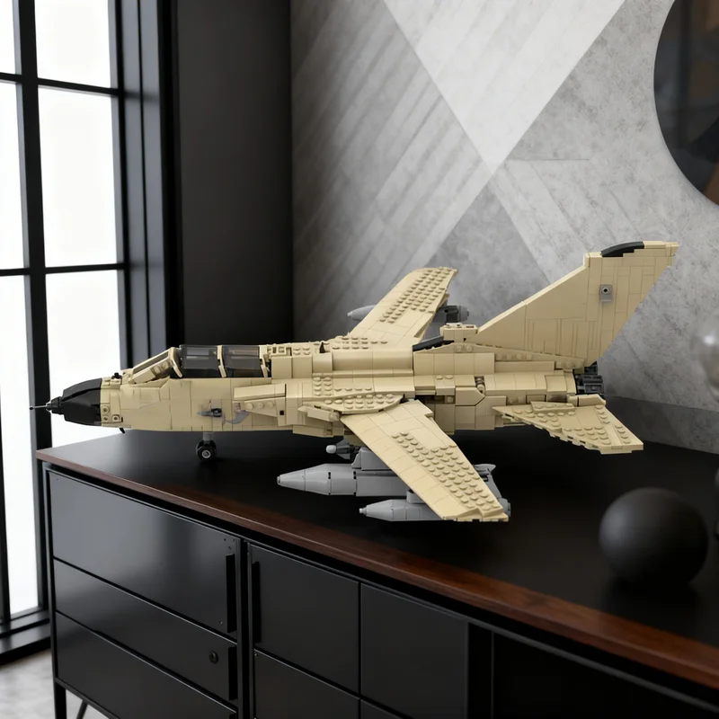 1260pcs MOC Panavia Tornado GR1 Creator Designer Sets Model Building Blocks Construction Christmas Gift Toy DIY Assemble Idea
