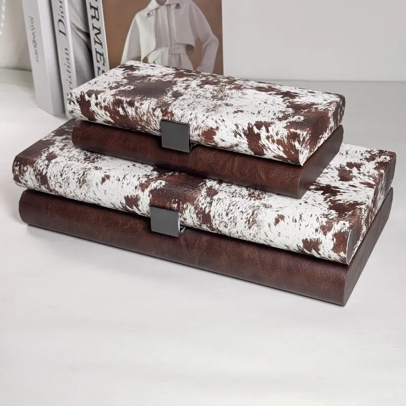 PU Leather Jewelry Box Bracelet Necklace Earrings Storage Boxes Luxury Accessories Organizer Case Women Jewellery Display Boxes