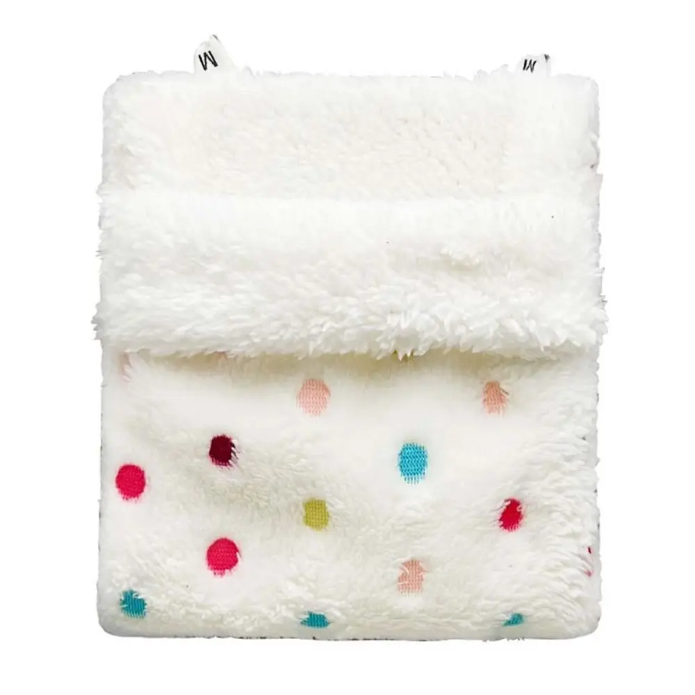 Bolsa de dormir con diseño de estrellas, saco de dormir suave y cálido para rata, columpio para mascotas, cómodo nido de conejillo de indias