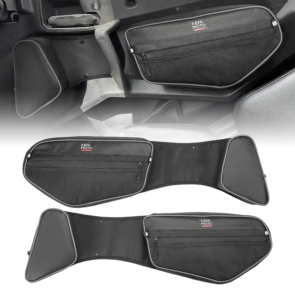 

UTV Side Door Bag Storage Space For Can-Am Commander, Commander Max 2021+ 1680D Oxford Fabric Water-resistant for Small Items
