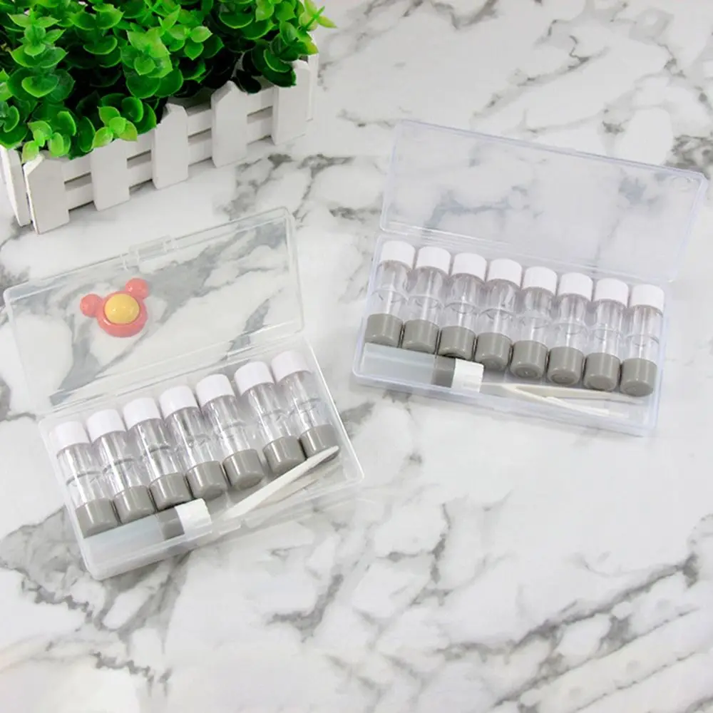 

2-9 Pcs/Set Dustproof Contact Lenses Case Portable Transparent Contact Lens Box Holder Multi-Function Small Design