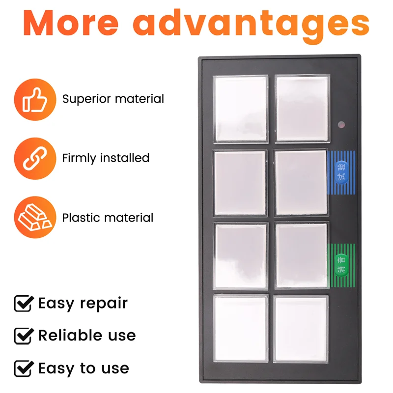 【RECOMENDAR】Industrial 8-Channel Alarm Annunciator Panel LED Indicator Sound And Light Flash Controller AC220V