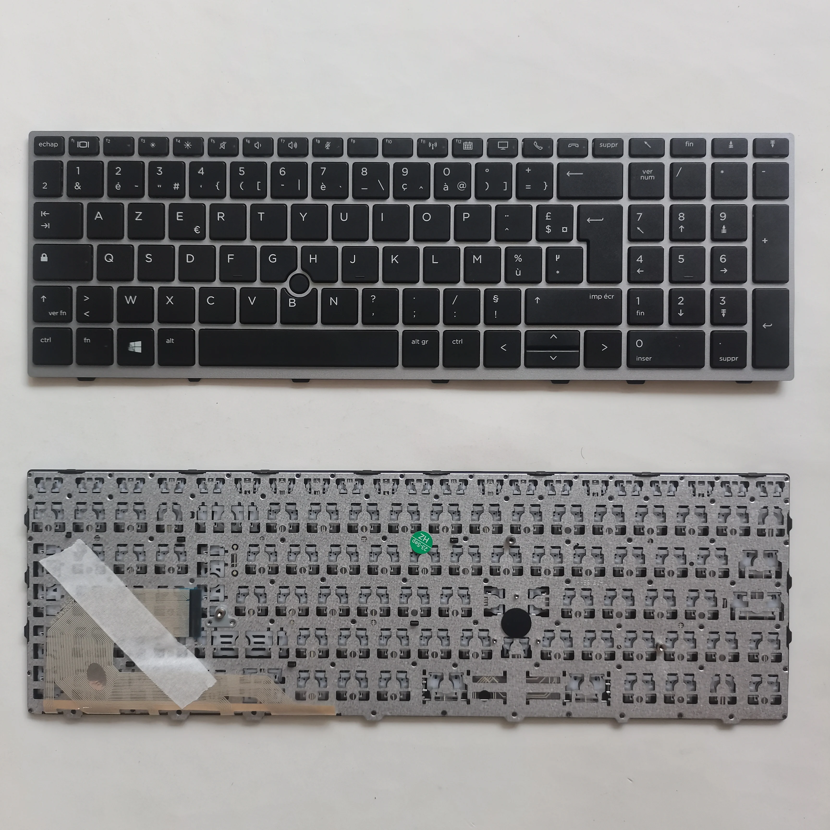 Imagem -04 - Teclado Francês com Ponto Retroiluminado para hp Elitebook 850 g5 855 g5 755 g5 750 g5 15u g5