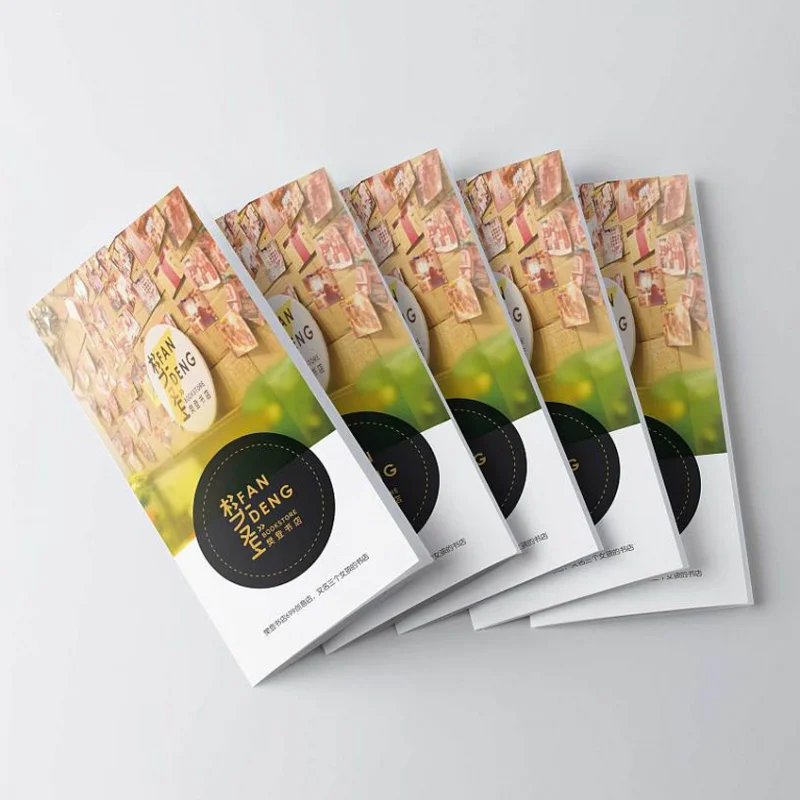 Custom. Brochure Printing Flyer Pamflethouder Folder Service A5 Koerierspamfletten Ontwerp Digitale Hang Tags Folders Printer Fl