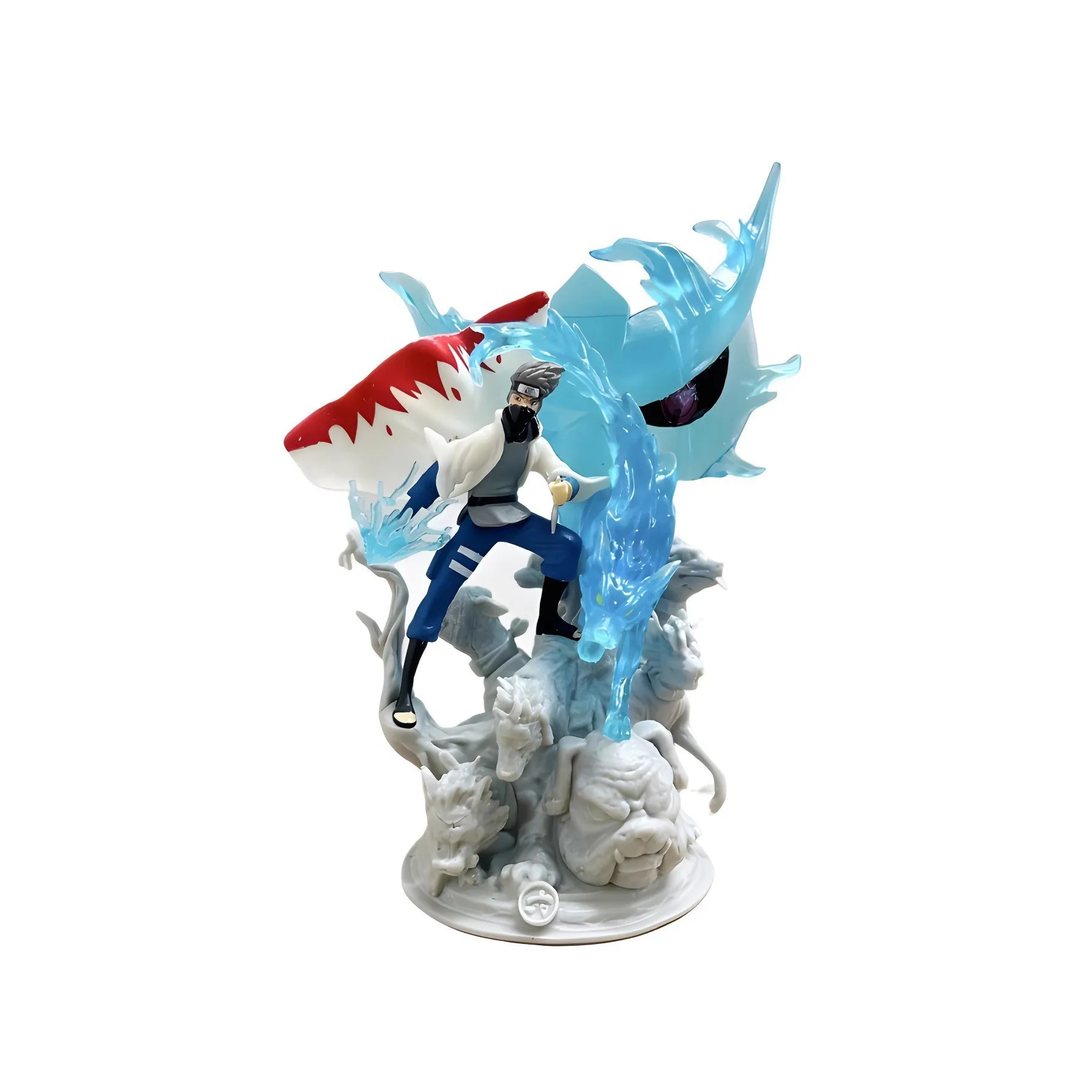 25CM NARUTO -ナルト- はたけカカシ 簡易版 アニメ ハンドメイド アクションフィギュア デスクトップケース装飾 オーナメント ギフト