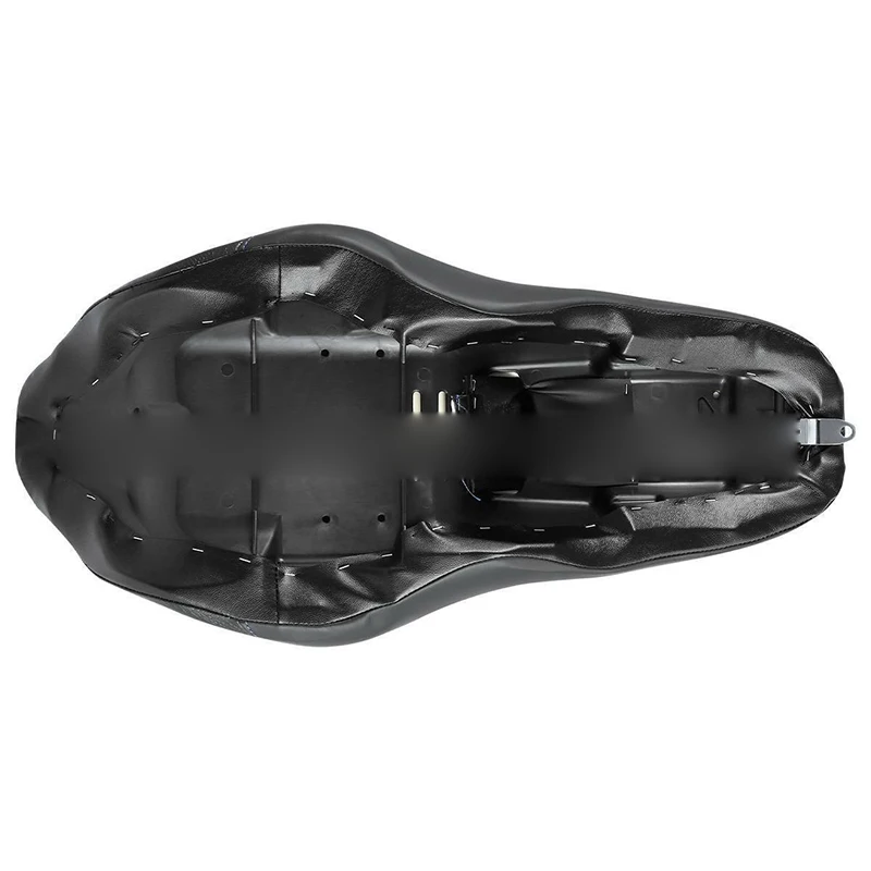

Цельная подушка с синей строчкой из кожи + микрофибра, подходит для Harley Touring Street Glide Road King 09-20 Seat