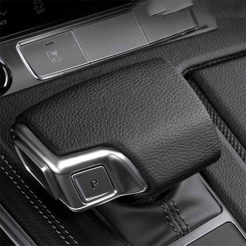 

Car Gear Shift Knob Cover Leather Stick Head LHD Interior Accessories Auto Trim For Audi A4L A5 Q7 Q5 Q5L A6L A7 A6 A8L A7L