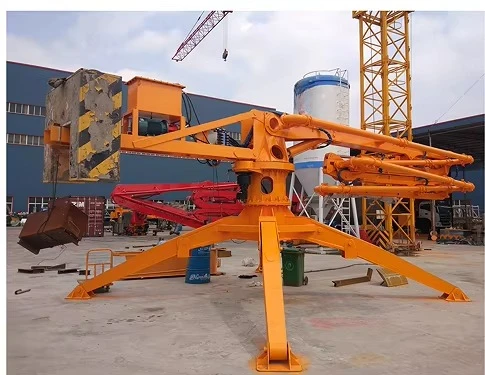 Factory Price Hydraulic Concrete Distributor 15m 17m Mobile Spider Concrete Placing Boom Construction