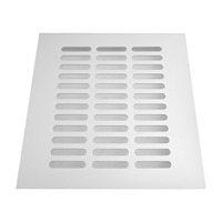 200MM Rectangular Air Vent Cover Aluminum Alloy Ventilation Grille For Wardrobe Shoe Cabinet Closet Furniture Ventilator Mesh