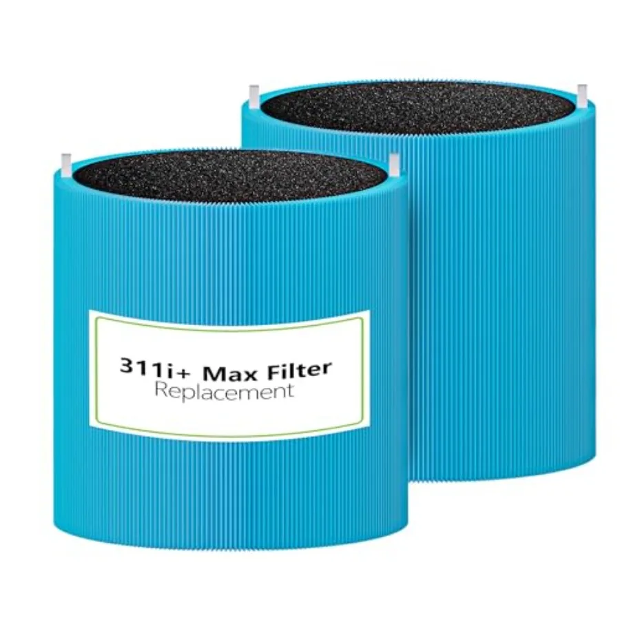 

Blue Pure 311i+ Max AllergenBlock Replacement Filter Compatible with Blue Pure 311i+ Max Air Purifier, 2-in-1 H13 True HEPA and