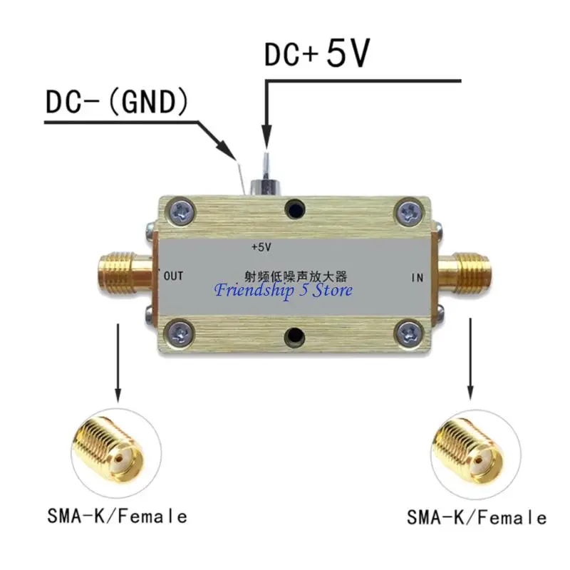 T8WC 50MHZ-4GHz MODULE MODULE LOW NOIDE REDICE RECENENCY APPLIFIER MODULITY APPLIFIER 17DB