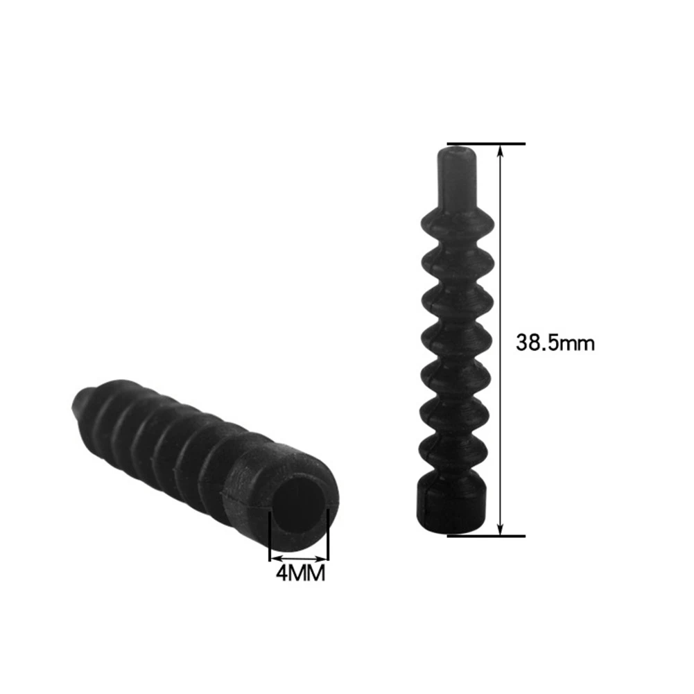 10 Pcs Bike V Brake Dust-Proof Mountain Bicycle V Brake Cable Hose Rubber Boots Protective Hose Sleeve Cover Replacement