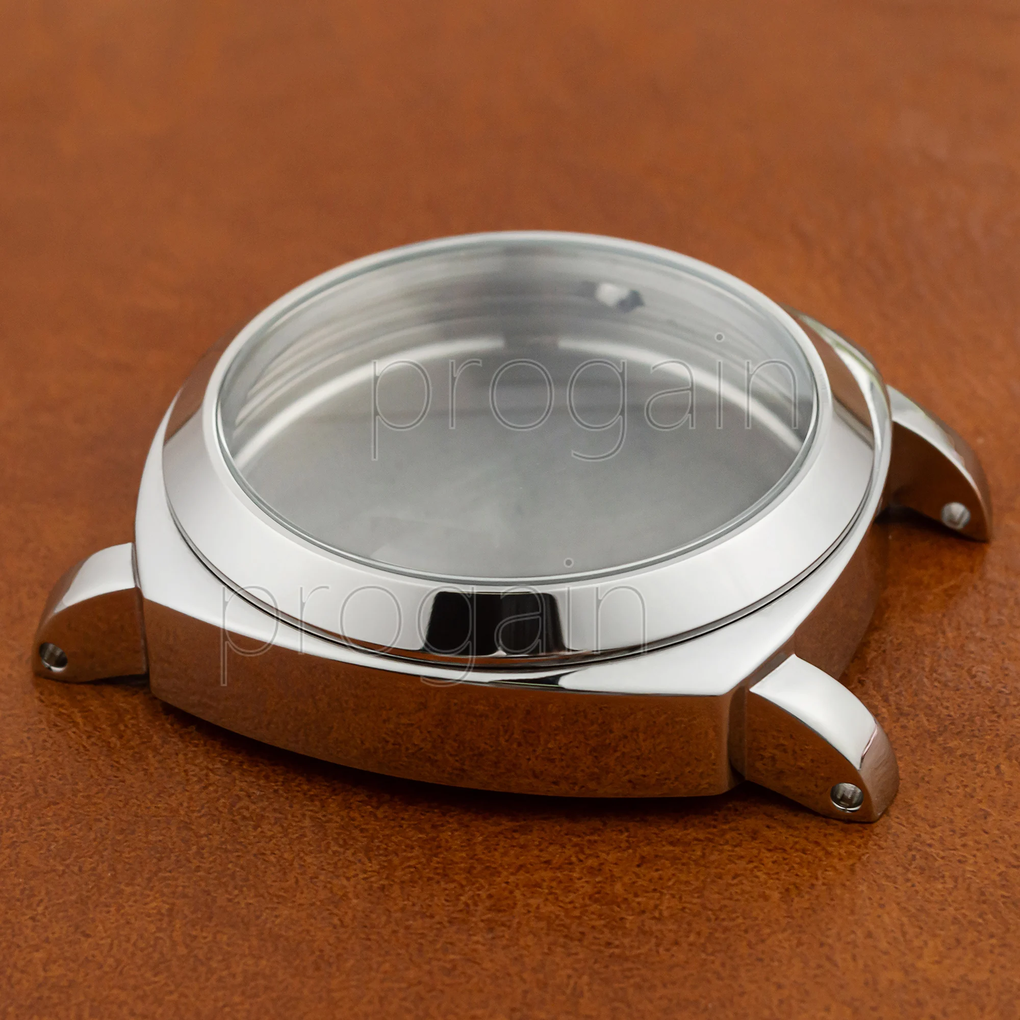 Obudowa 44mm do zegarka PAM 5218 Vintage Retro, szkło szafirowe, stal nierdzewna, pasuje do mechanizmów CG 6497/6498/ST3600, części do modyfikacji zegarków. — zdjęcie 4
