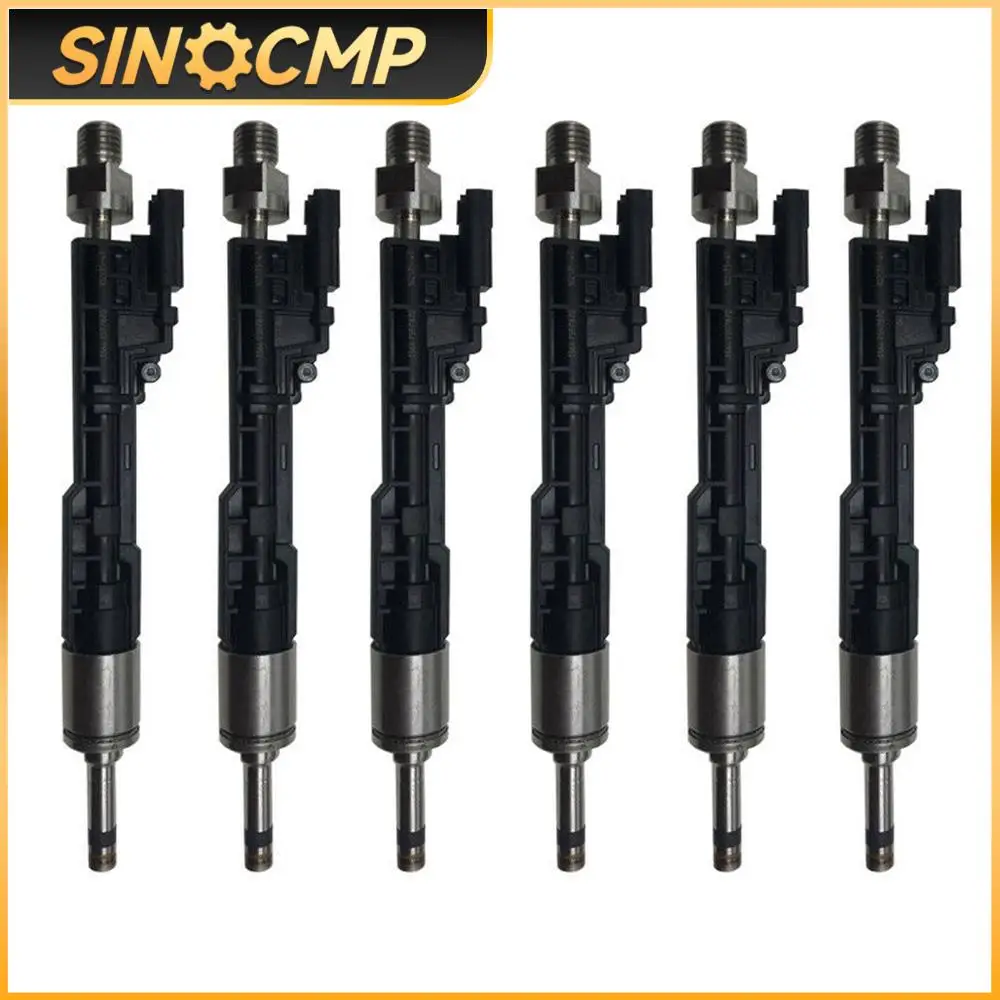 

6 Pcs Remanufactured GDI Fuel Injector 13647597870 fit for BMW X1 X3 X5 X6 535i 640i 740Li 3.0L Auto Professional Accessories