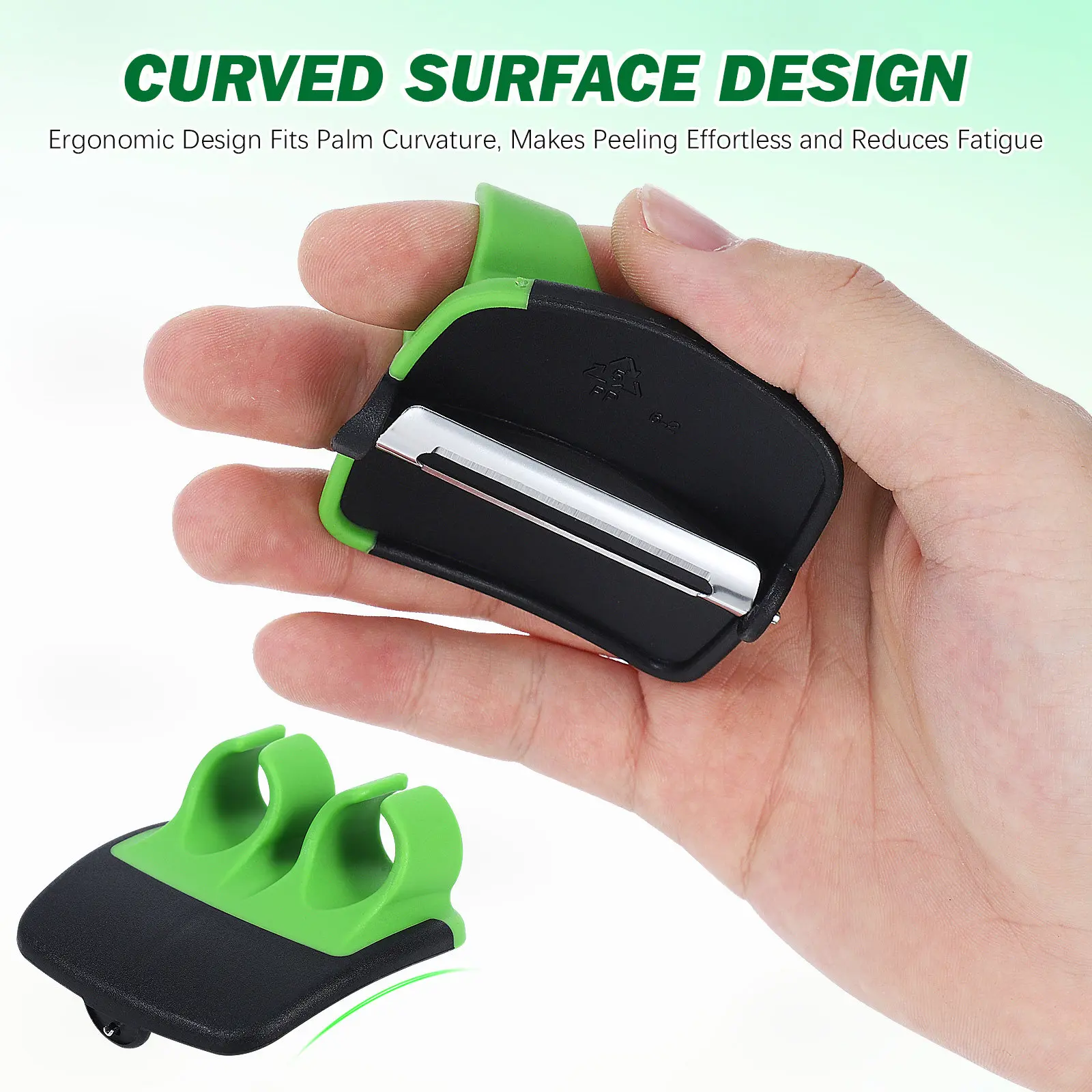 مجموعة تقشير متعددة الوظائف من الفولاذ المقاوم للصدأ - أداة تقشير خضروات وفواكه، أداة تحضير مطبخ سهلة الاستخدام - 3