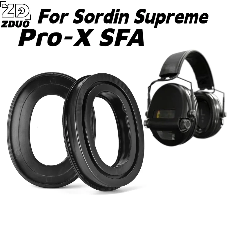 For Sordin Supreme Pro-X SFA Tactical Earmuffs Cooling Ice-gel Memory Foam Ear Cushions, Waterproof Replacement Ear Sleeve