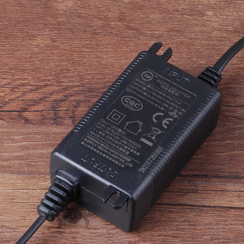24v1.75A flat head hot and cold all-in-one machine adapter transformer direct drinking RO  universal
