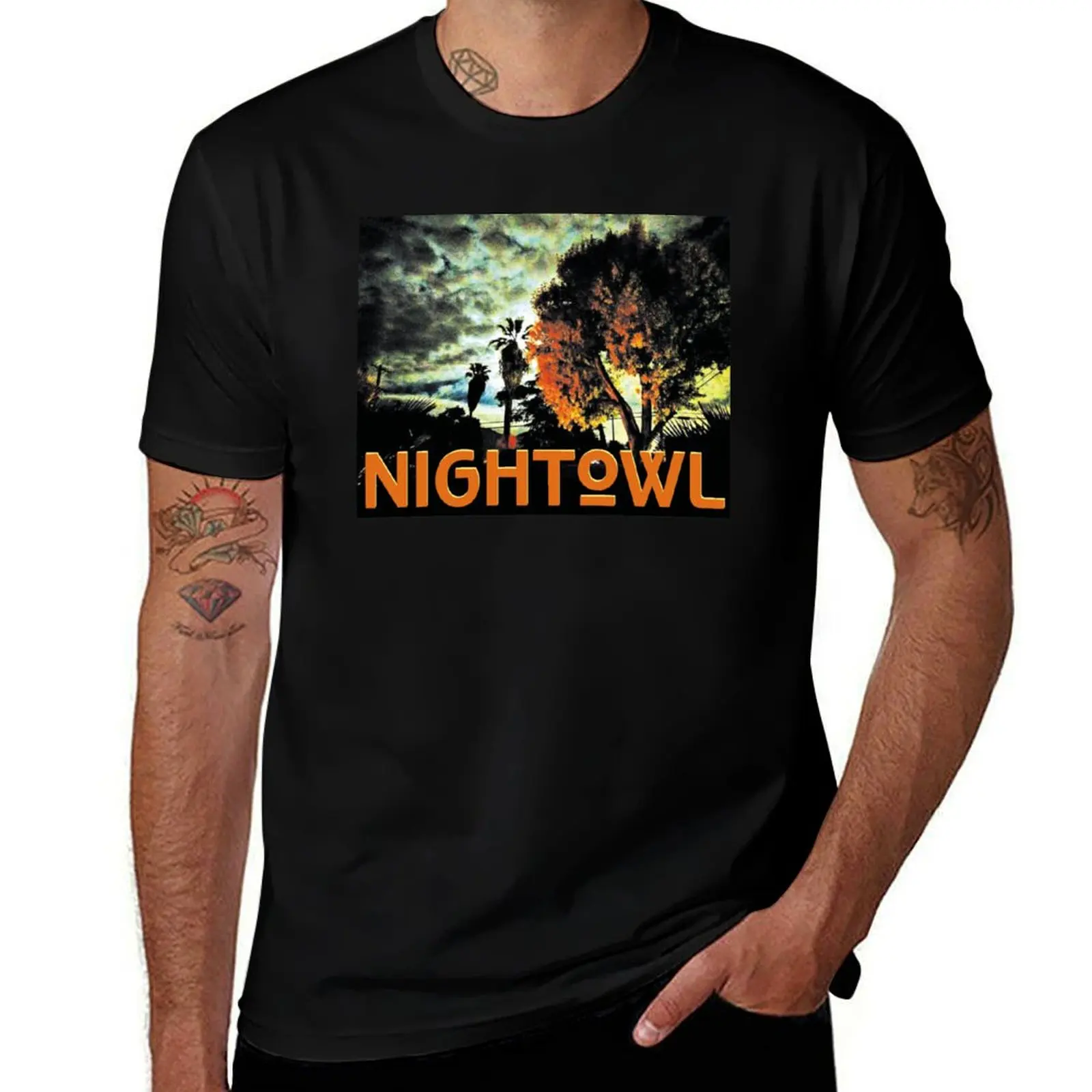 

NIGHTOWL T-Shirt t shirts for man cotton funny t shirts for man slim fit T-Shirt