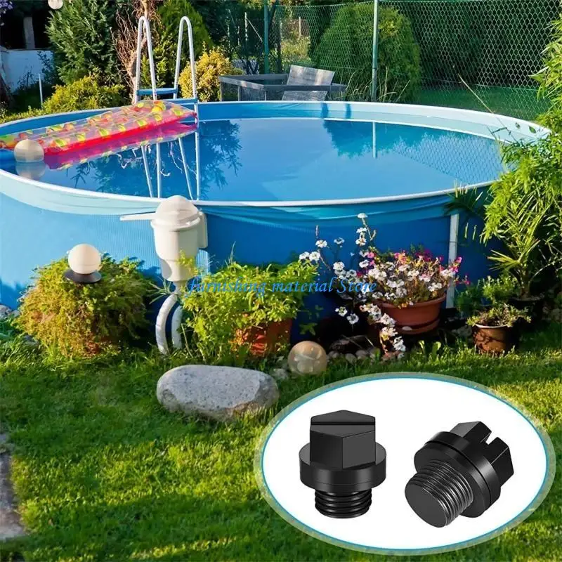 Y5GD 20pcs/Pack Practical SPX1700FG Sturdy Pool Pumps Drain Plugs Accessory with Haywards Super Pumps and Power Models