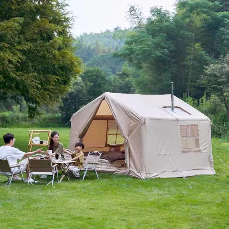 

Stove Hole for Winter Air Inflatable Cabin House Camping Large Tent