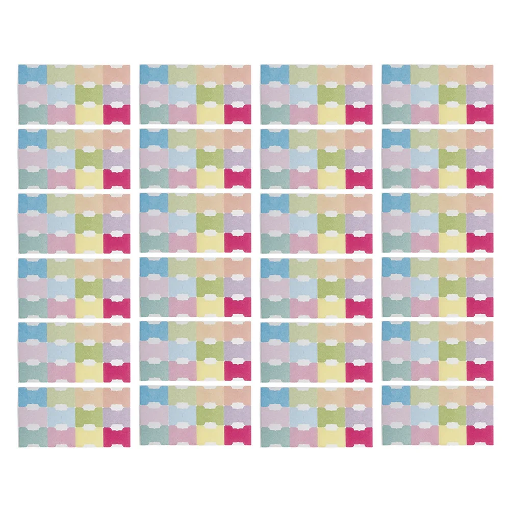 

24 Sheets Index Tabs Bookmark Self-adhesive Stickers Bookmarks Sticky Page Markers