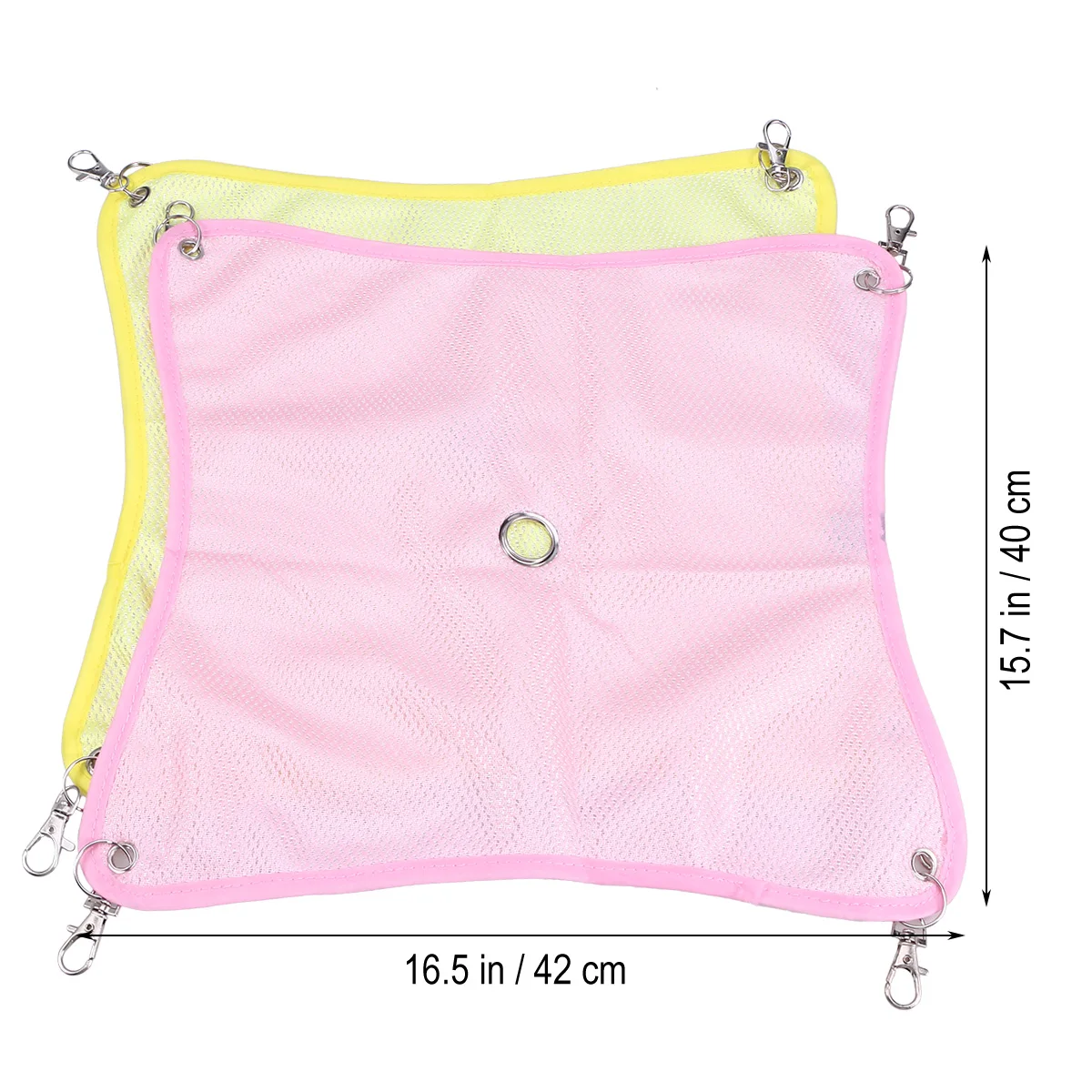 

2pcs Pet Hammock Hanging Beds High Quality Durable Lightweight Cool Comfortable Foldable Easy Storage Ideal Small Pets Houses
