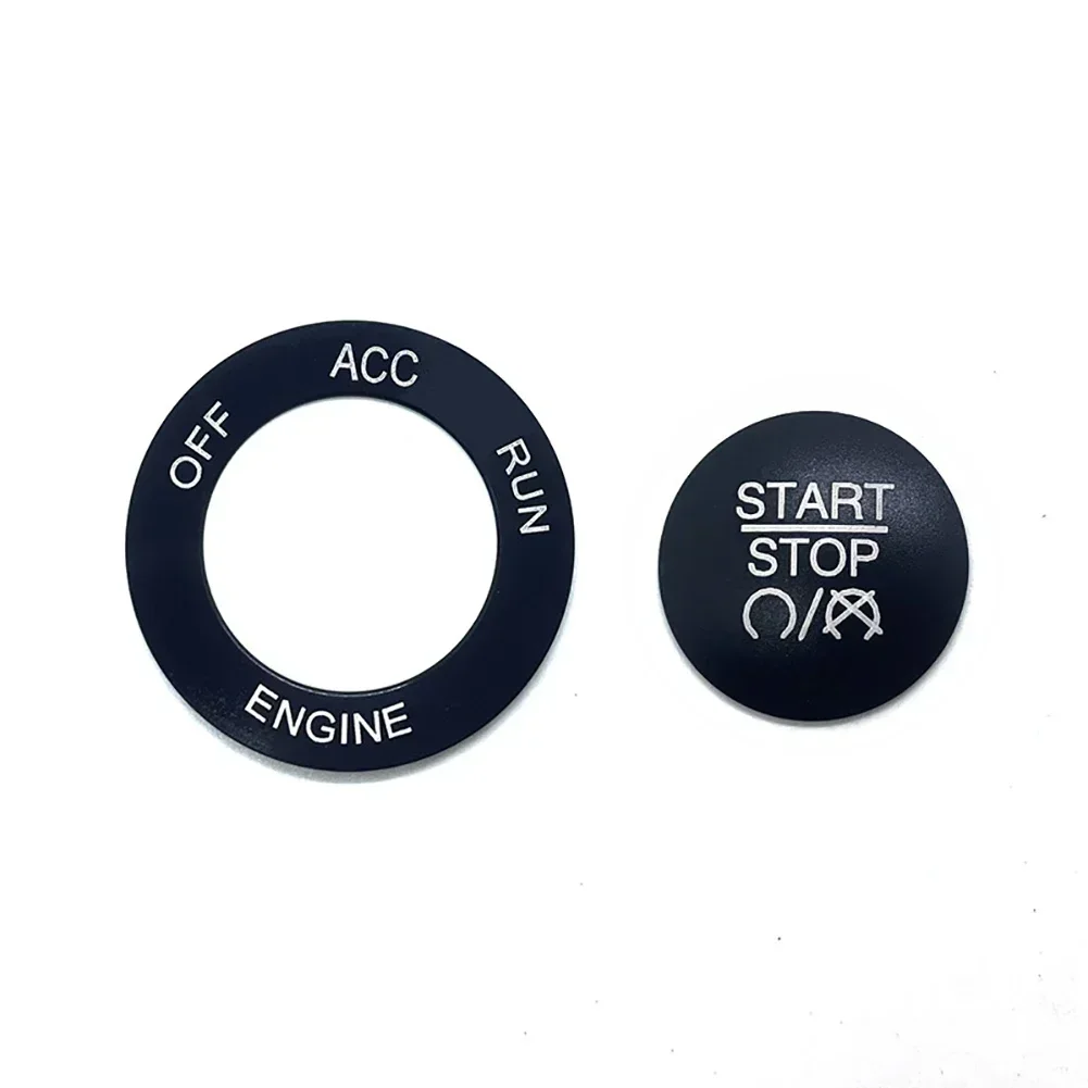 For Dodge Challenger Charger Ram Durango Car Engine Start Stop Button Cover Switch Ignition Ring Decor Car Sticker Accessories view 3