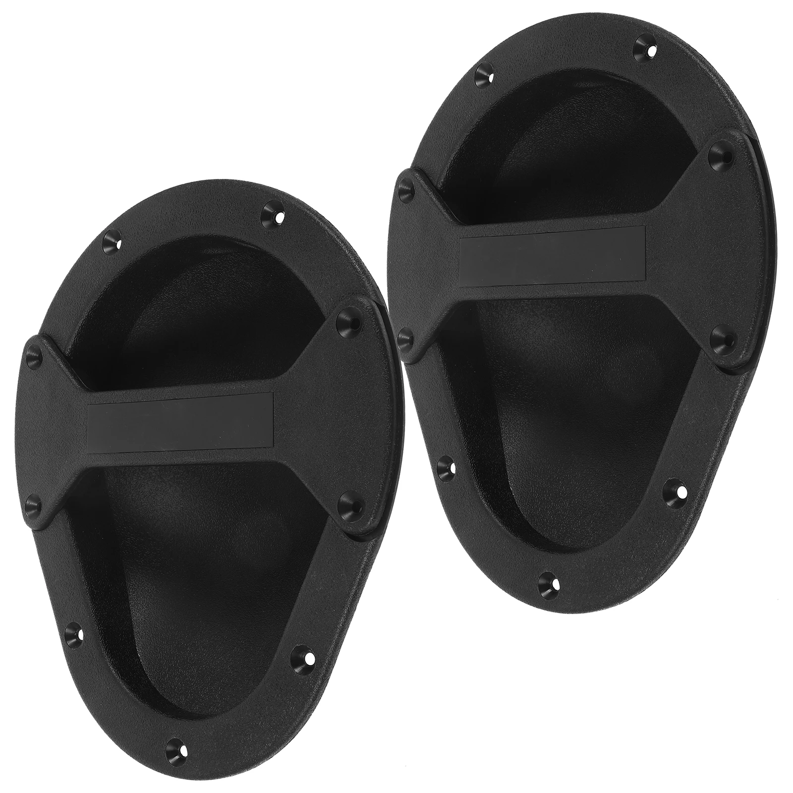 

2pcs 226*185 Black Side Handles Heavy Duty Recessed Handles for Speaker Ergonomic Design Safe Transportation Speaker Accessories