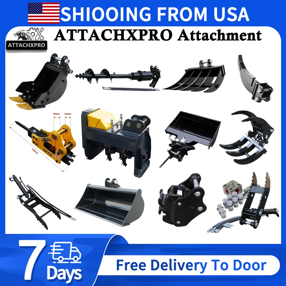 

Free Shipping1-1.5 TON Mini Excavator Attachment,For RIPPA Digger,ATTACHXPRO DigSwift MachPro DigMaster Equipment Auxiliary Tool