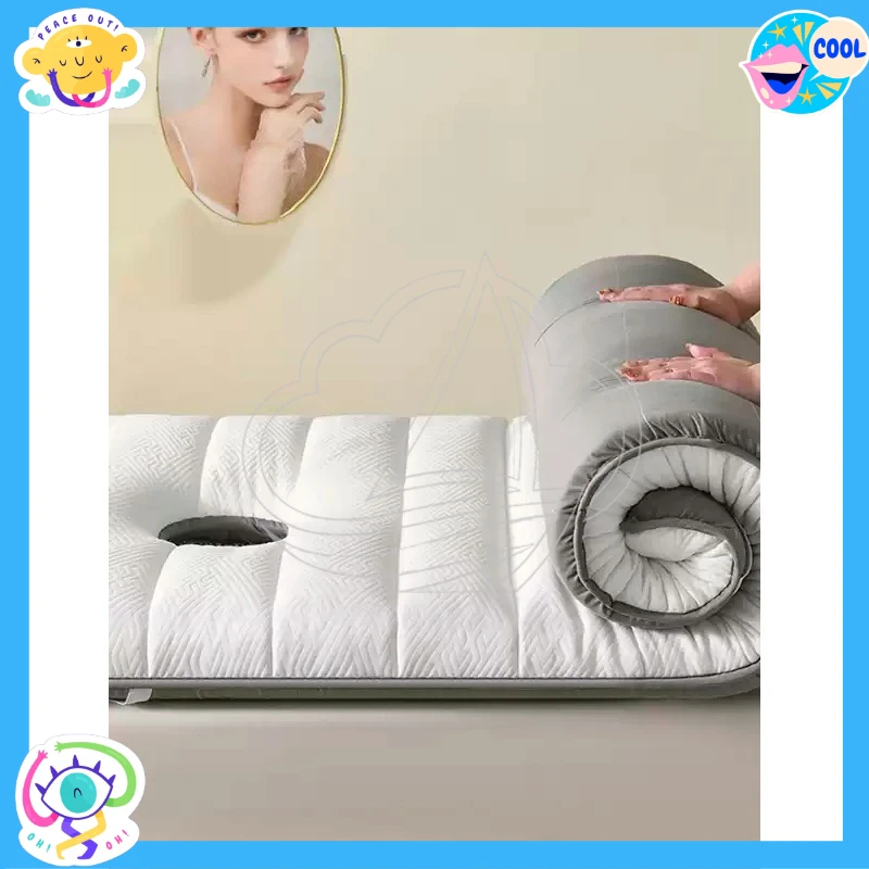 Modern Thickened Foldable Beauty Salon Mattress with Holes, Creative Sponge Sofa Bed for Clubs
