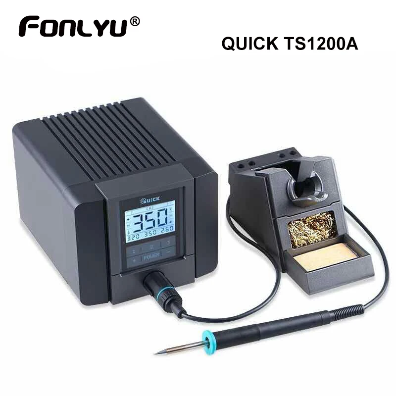 

Original QUICK TS1200A intelligent touch lead-free soldering station electric iron anti-static soldering iron station 120W